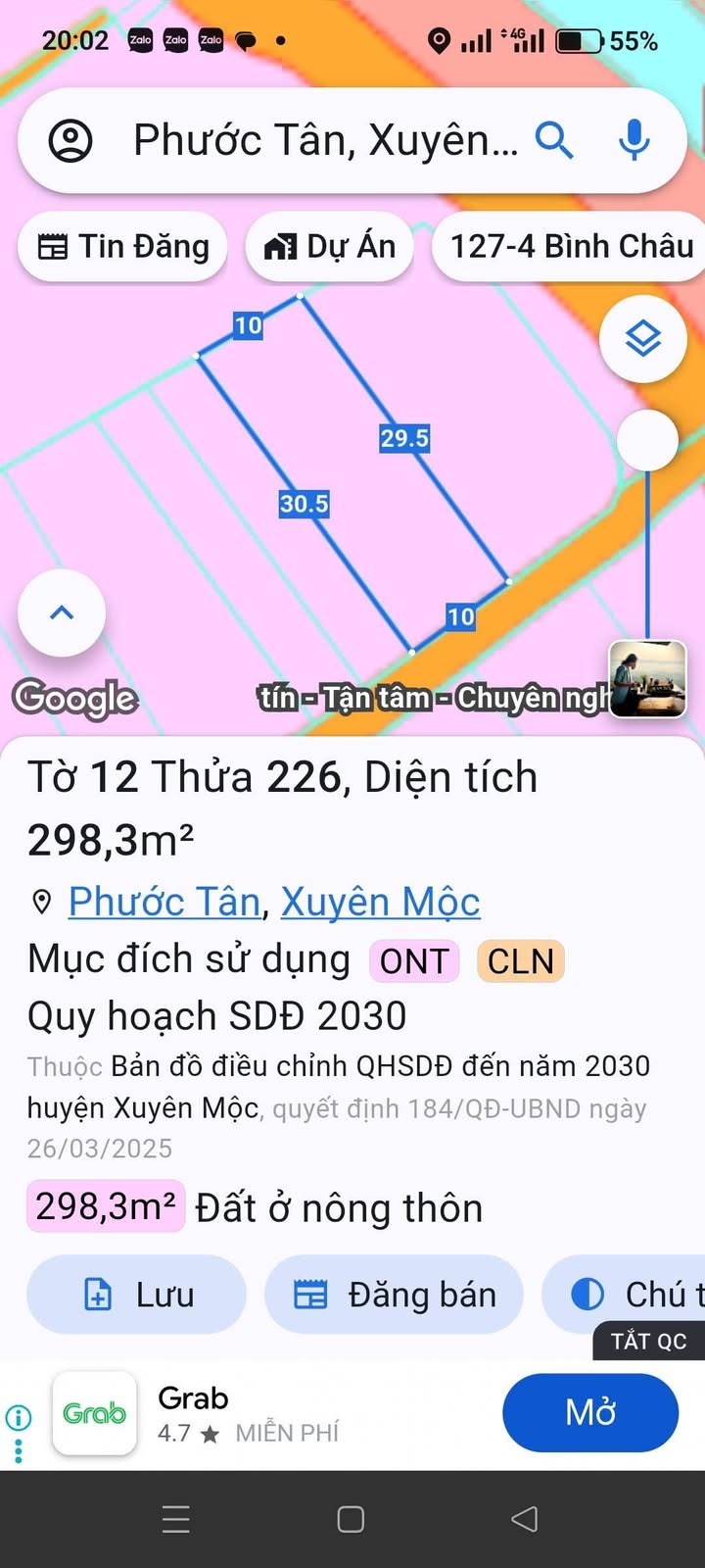 Đất thổ cư Phước Tân 300m² giá 1.35 tỷ - Cơ hội đầu tư tuyệt vời!