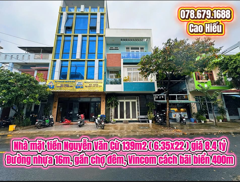 Nhà mặt tiền Nguyễn Văn Cừ, Tuy Hòa 139m² giá 8.4 tỷ - Sẵn sàng vào ở ngay!