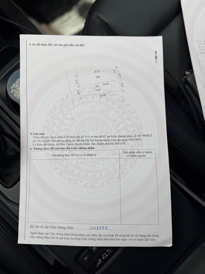 Đất nền Phú Cát Quốc Oai 111m² giá thỏa thuận - Nhiều tiện ích xung quanh!