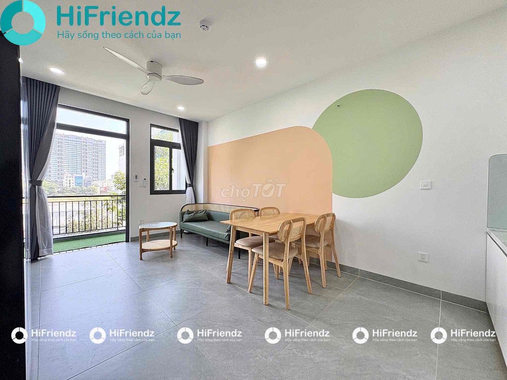 Cho Thuê Căn Hộ 1PN Bình Thạnh 50m² giá 9 triệu - Nhà mới 100%, full nội thất