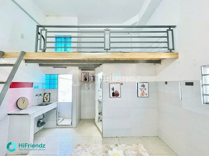 Phòng cho thuê giá rẻ 25m² tại Trường Chinh, Tân Bình - Gác cao, ban công thoáng mát!
