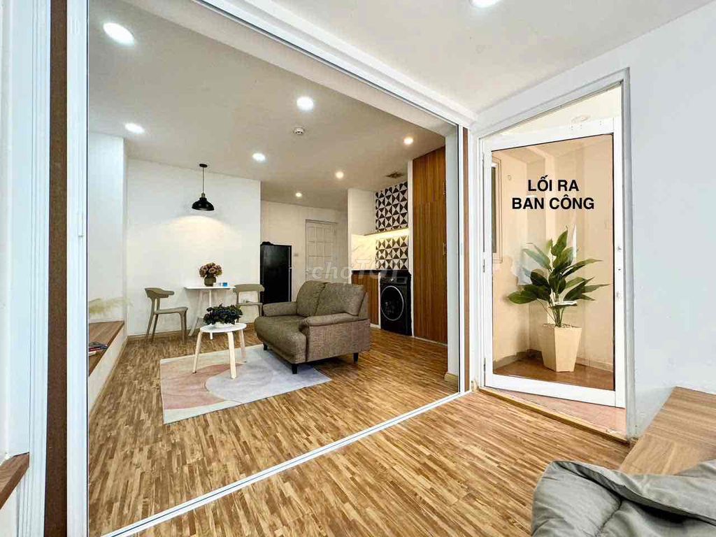 Căn hộ dịch vụ 1PN Tách bếp Ban công thoáng tại Huỳnh Tịnh Của Q3 - Sẵn sàng vào ở!