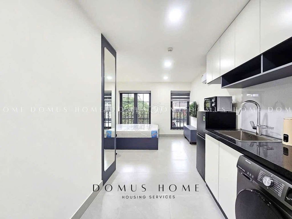 Căn hộ Studio ban công tách bếp Q7 30m² giá 6.1 triệu - Giờ giấc tự do, cho nuôi thú cưng!