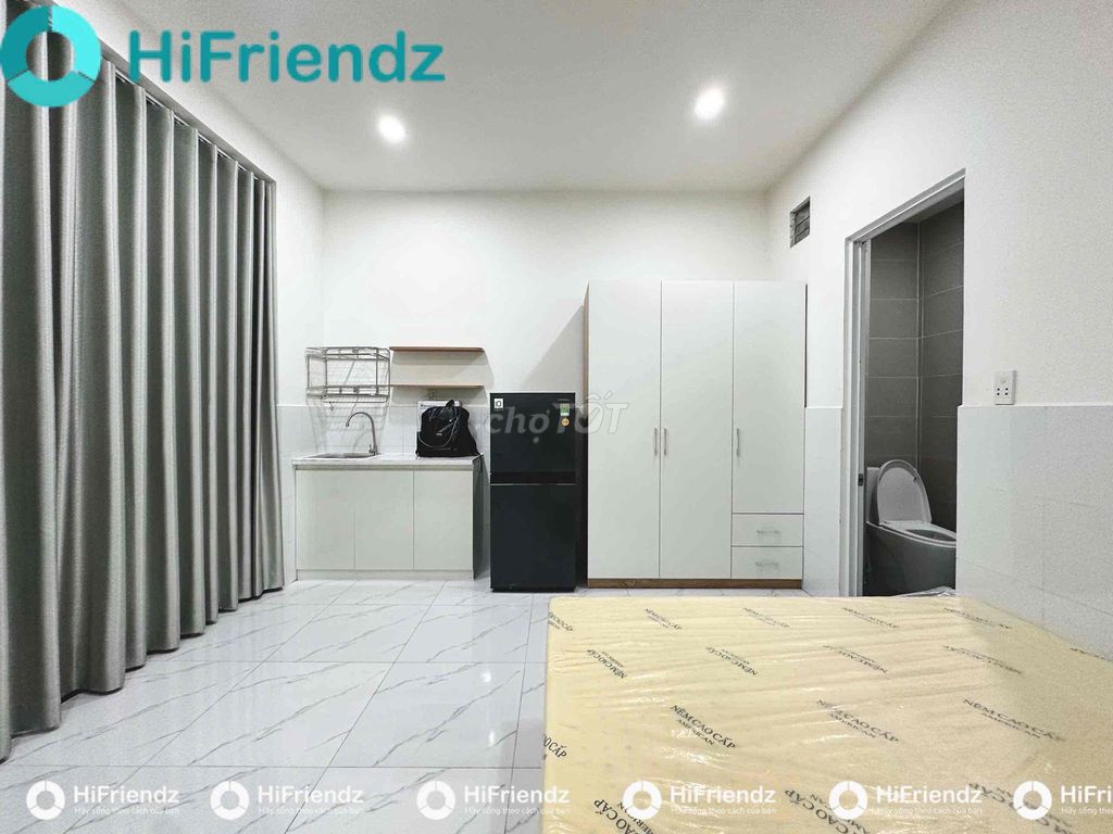 Căn hộ cho thuê mới xây 25m² giá 3.8 triệu - FULL nội thất, tiện nghi hiện đại!