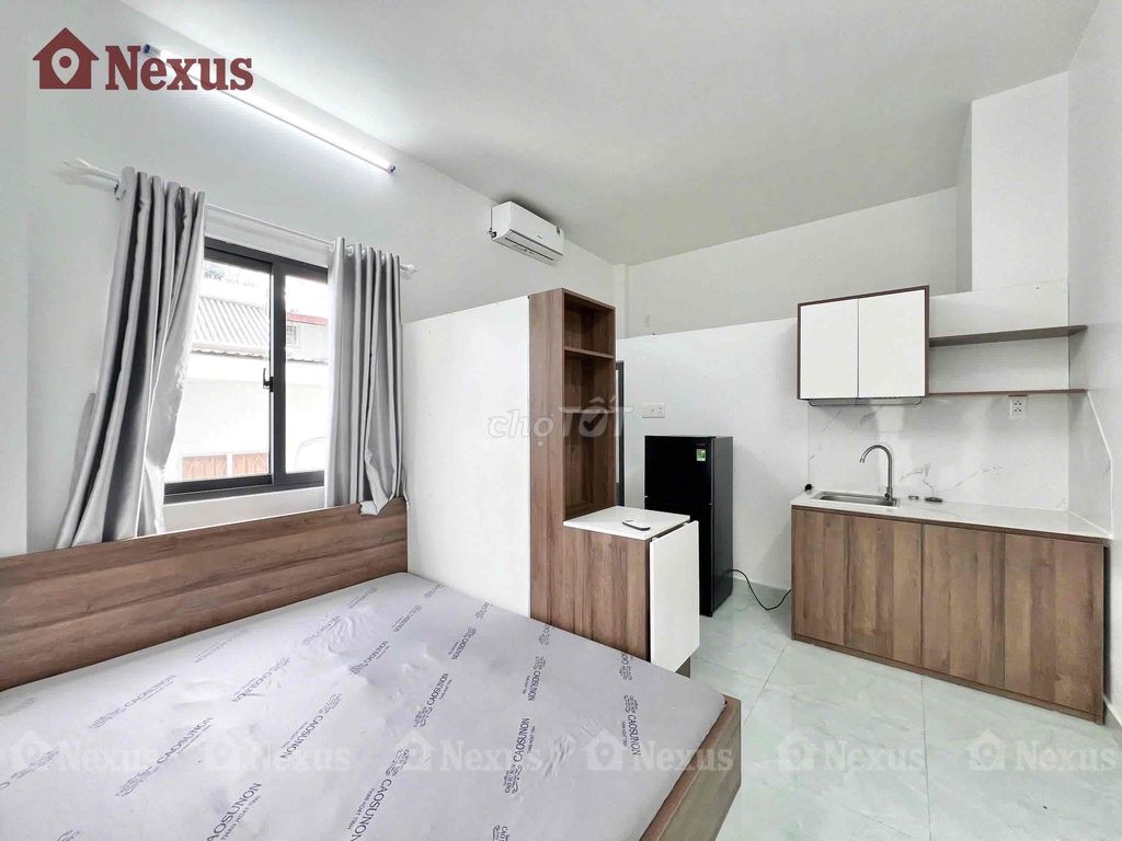 Studio Nguyễn Thị Tần Quận 8 28m² giá 5.2 triệu - Full nội thất, thoáng mát!