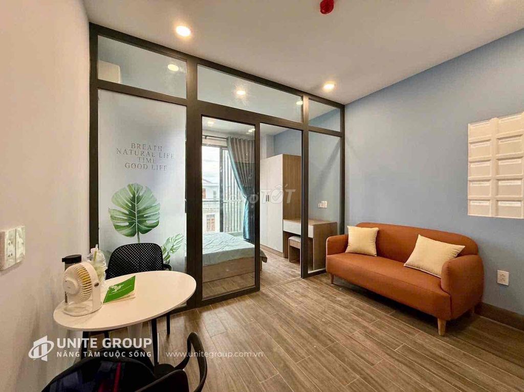 Căn hộ 1PN ban công 42m² giá 8.7 triệu - Sẵn sàng vào ở ngay!