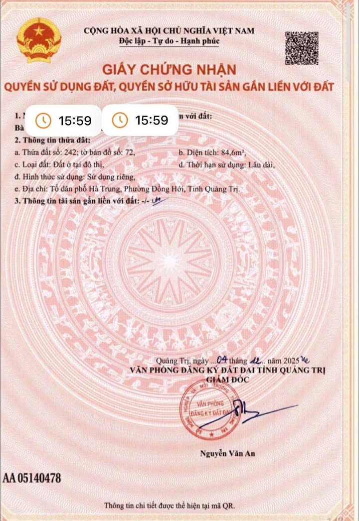 Đất ở Bảo Ninh, Đồng Hới 84.6m² giá chỉ 1 tỷ - Cơ hội đầu tư hấp dẫn!