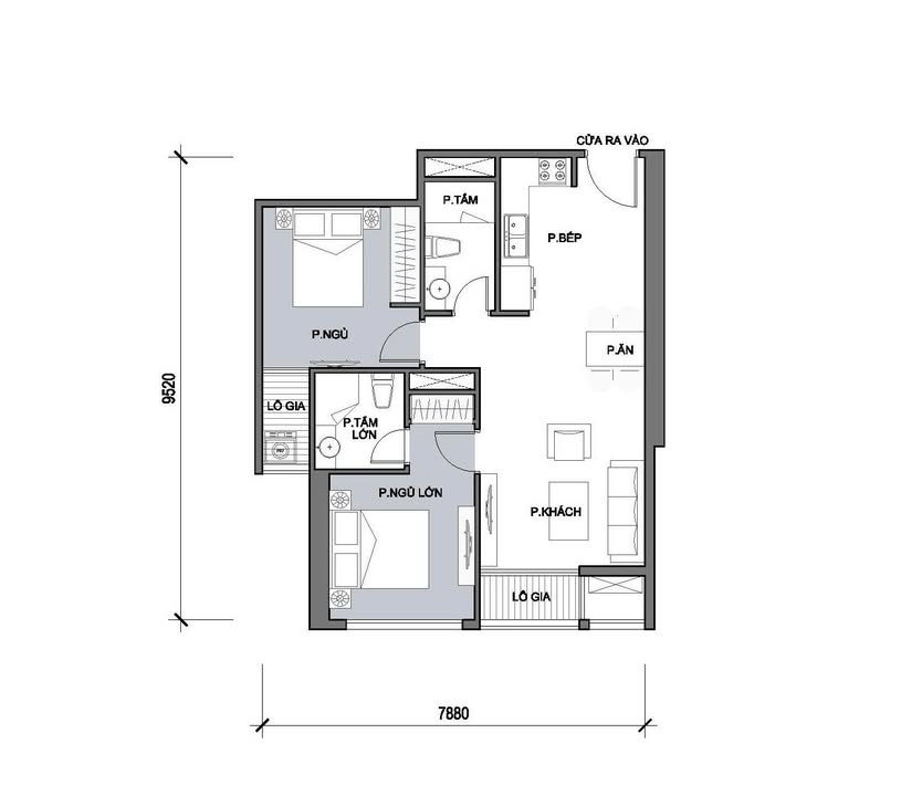 Căn hộ 2 phòng ngủ P09 Park Hill Premium 75m² giá thỏa thuận - Sổ đỏ chính chủ