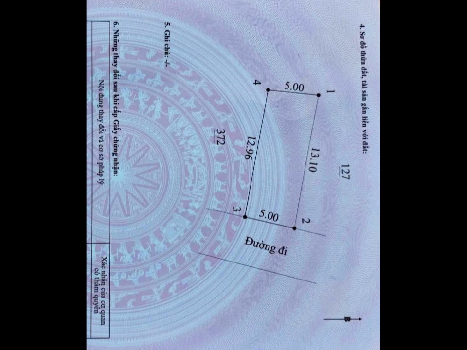 Lô đất phường Lê Lợi, Hưng Yên 65,1m² giá chỉ 1 tỷ - Cơ hội đầu tư tốt!
