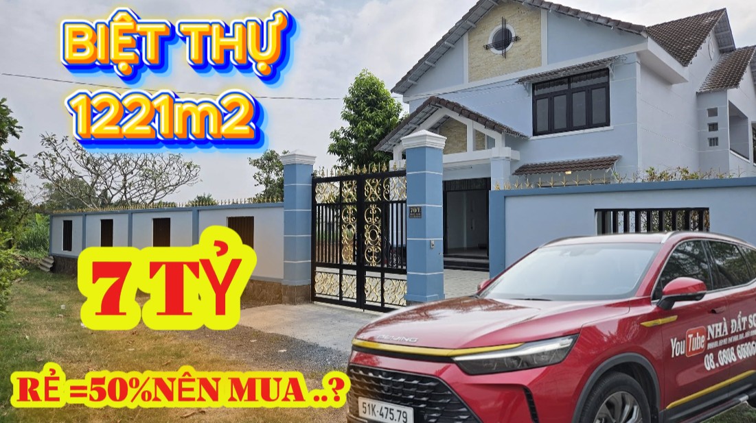 Biệt thự 1222m² tại Tân Phú Trung, giá 7 tỷ - Cơ hội đầu tư không thể bỏ qua!