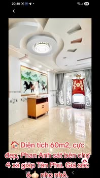 Nhà 2 tầng Đình Nghi Xuân, Bình Tân 60m² giá 6 tỷ - Vào ở ngay!