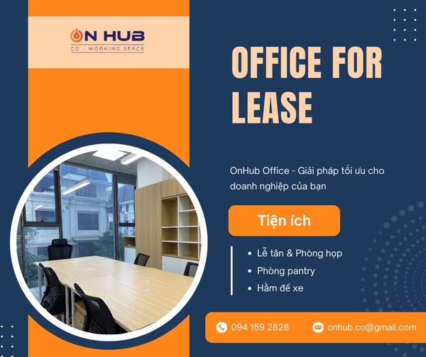 Văn phòng cho thuê ONHUB OFFICE tại Thanh Xuân - Không gian làm việc lý tưởng!