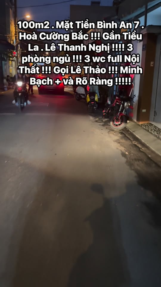 Nhà phố Hòa Cường Bắc Đà Nẵng 100m² - Full nội thất, giao dịch nhanh