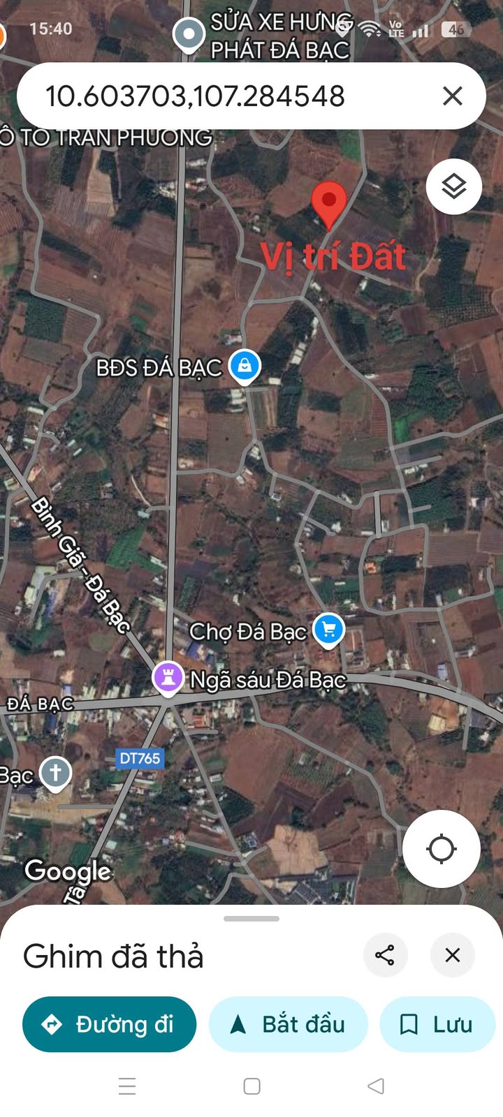 Đất nông nghiệp Nghĩa Thành, Châu Đức - 20.000m² sổ hồng riêng, giá 14 tỷ