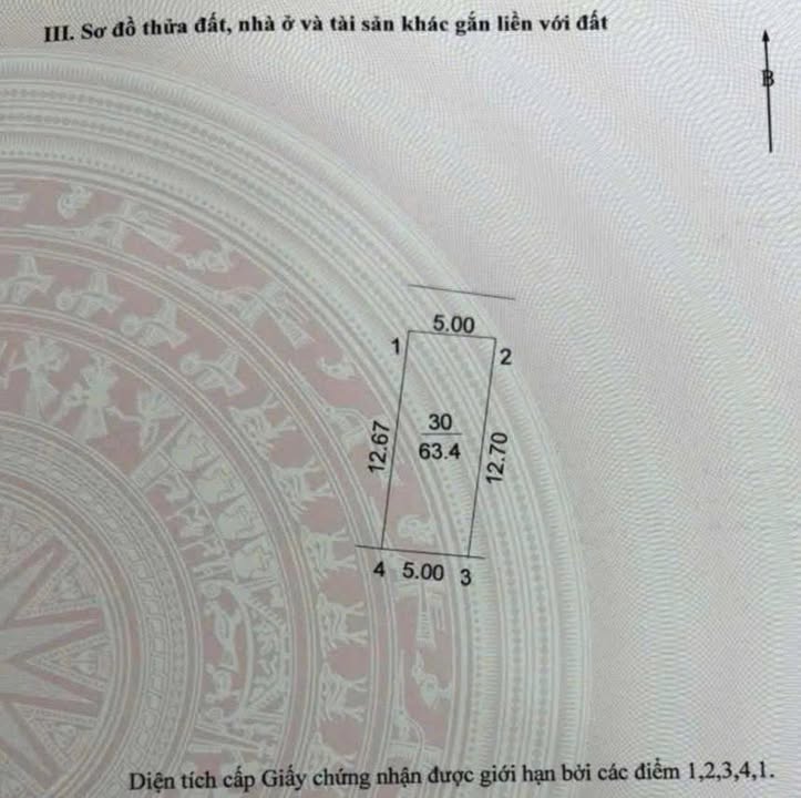 Đất bán Bắc Hồng 63,4m² giá 60 triệu - Vị trí sát công viên Phù Liễn!