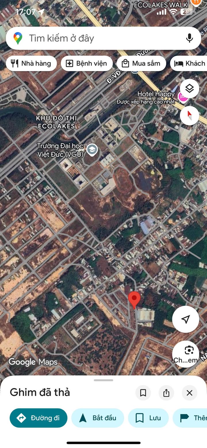 Đất thổ cư 69m² khu nhà U&I Thới Hòa Bến Cát chỉ 1.1 tỷ - Đầu tư sinh lời ngay!