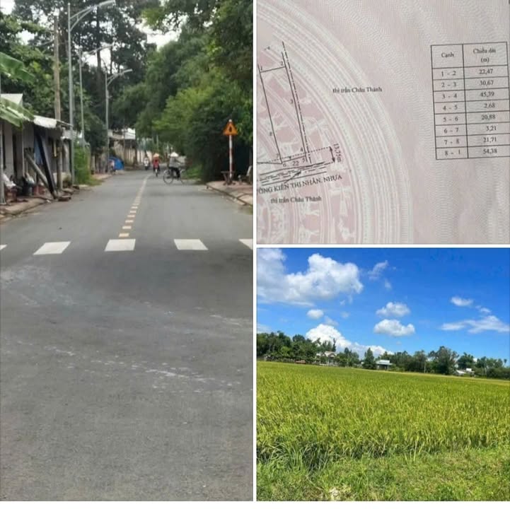 Đất nền mặt tiền Kiên Thị Nhẫn, Châu Thành, Trà Vinh 500m² giá 500 triệu - Cơ hội đầu tư hấp dẫn!