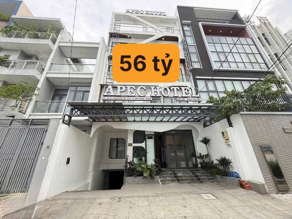 Khách sạn Nguyễn Gia Trí, Bình Thạnh 179m² giá 56 tỷ - Đầu tư sinh lời hấp dẫn!