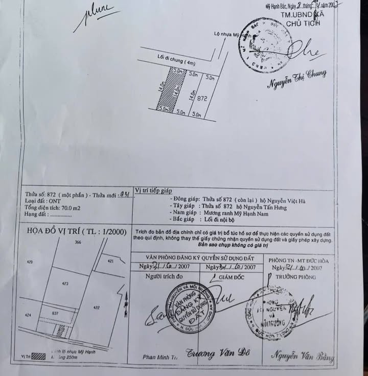 Đất nền Rừng Sến, Đức Hòa, Long An 70m² giá 650 triệu - Sổ đỏ chính chủ!