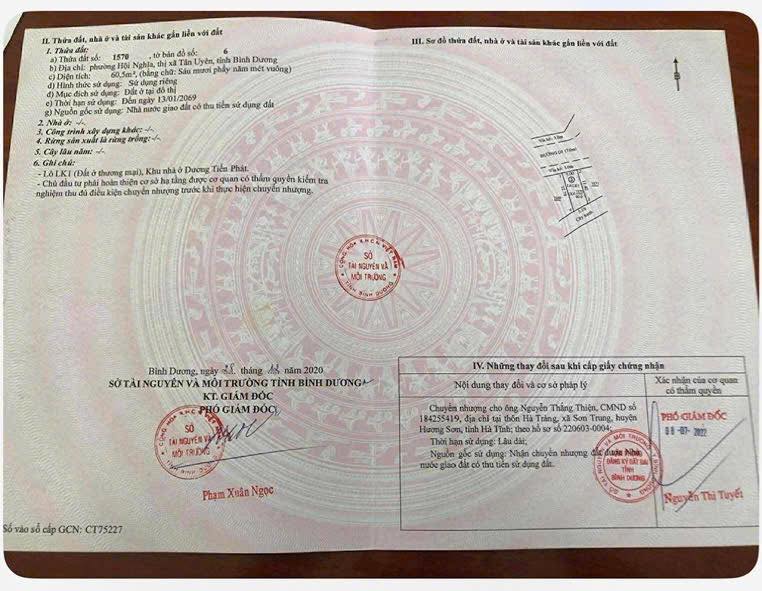 Đất nền phường Hội Nghĩa, Tân Uyên 60m² giá 990 triệu - Chủ cần bán gấp!