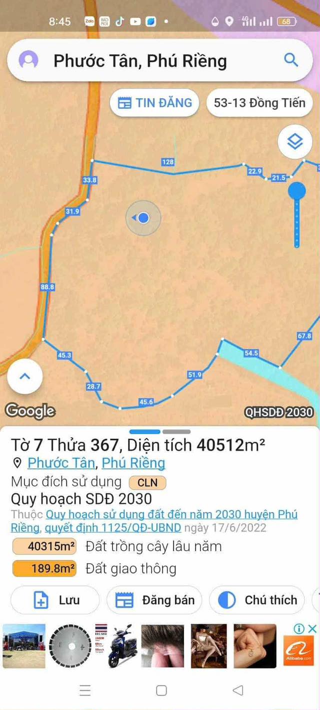 Đất nền Phước Tân Phú Riềng 150m² giá 5 tỷ - Cơ hội đầu tư sinh lời!