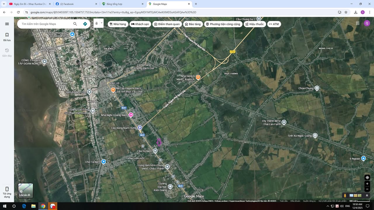 Bán đất mặt tiền đường Tà Niên, xã Bình An, huyện Châu Phú, An Giang - Giá tốt chỉ 8.712 tỷ!