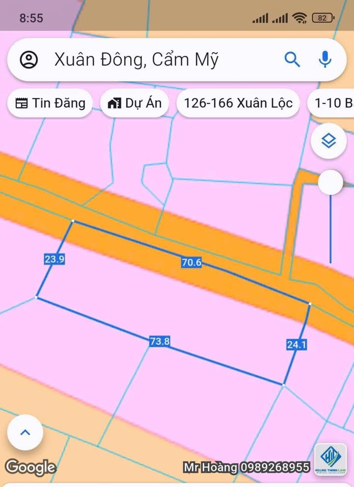 Đất nền xã Xuân Đông, Cẩm Mỹ 1781m² giá 2 tỷ - Đầu tư sinh lời lý tưởng!