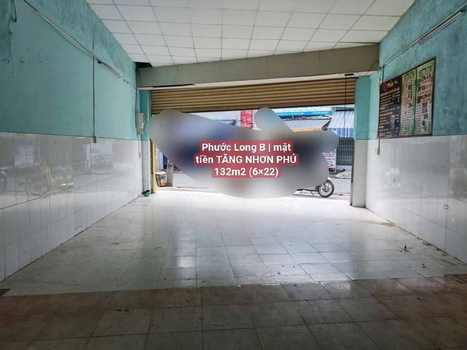 Mặt bằng cho thuê tại Tăng Nhơn Phú, Thủ Đức 132m² giá 15 triệu - Kinh doanh mọi ngành nghề