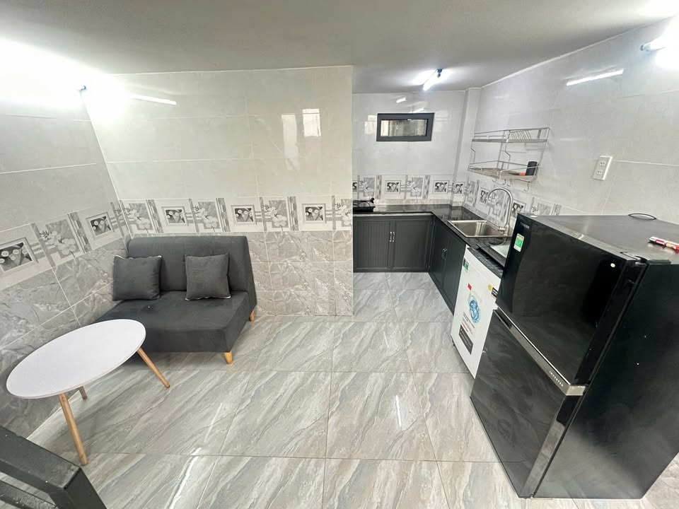 Cho thuê mini house KDC 91B, Tân An 28m² - Full nội thất tiện nghi