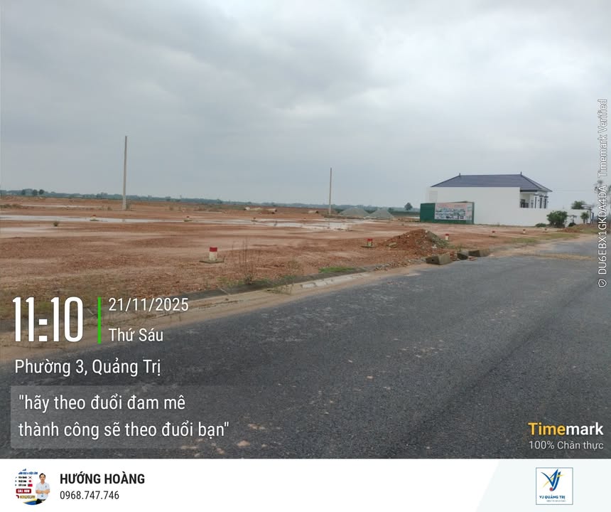 Đất nền Khu đô thị Võ Văn Kiệt Quảng Trị 140m² giá 1.1 tỷ - Sổ đỏ chính chủ