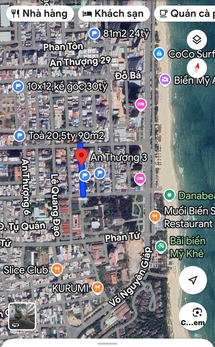 Bất động sản An Thượng 3 Đà Nẵng 90m² giá 20 tỷ - Cơ hội đầu tư vàng!