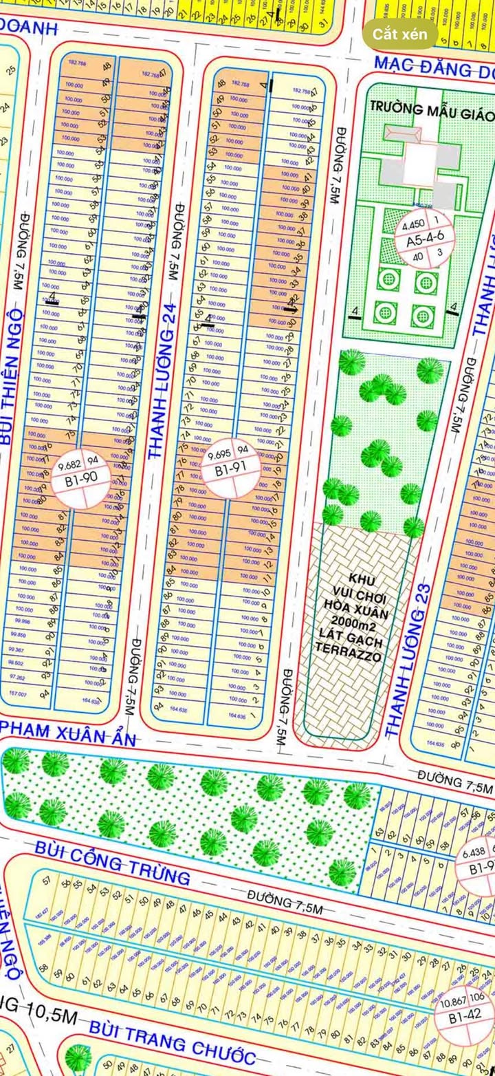 Đất nền góc đường Phạm Xuân Ẩn, Thanh Lương, Đà Nẵng 265m² giá 19 tỷ - Cơ hội đầu tư tuyệt vời!