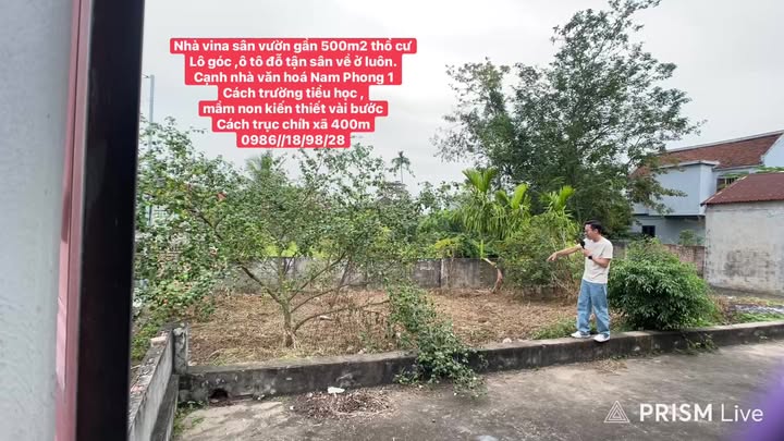 Bán nhà Vina sân vườn Kiến Thiết 500m² - Lô góc cực hiếm, ô tô đỗ tận sân!