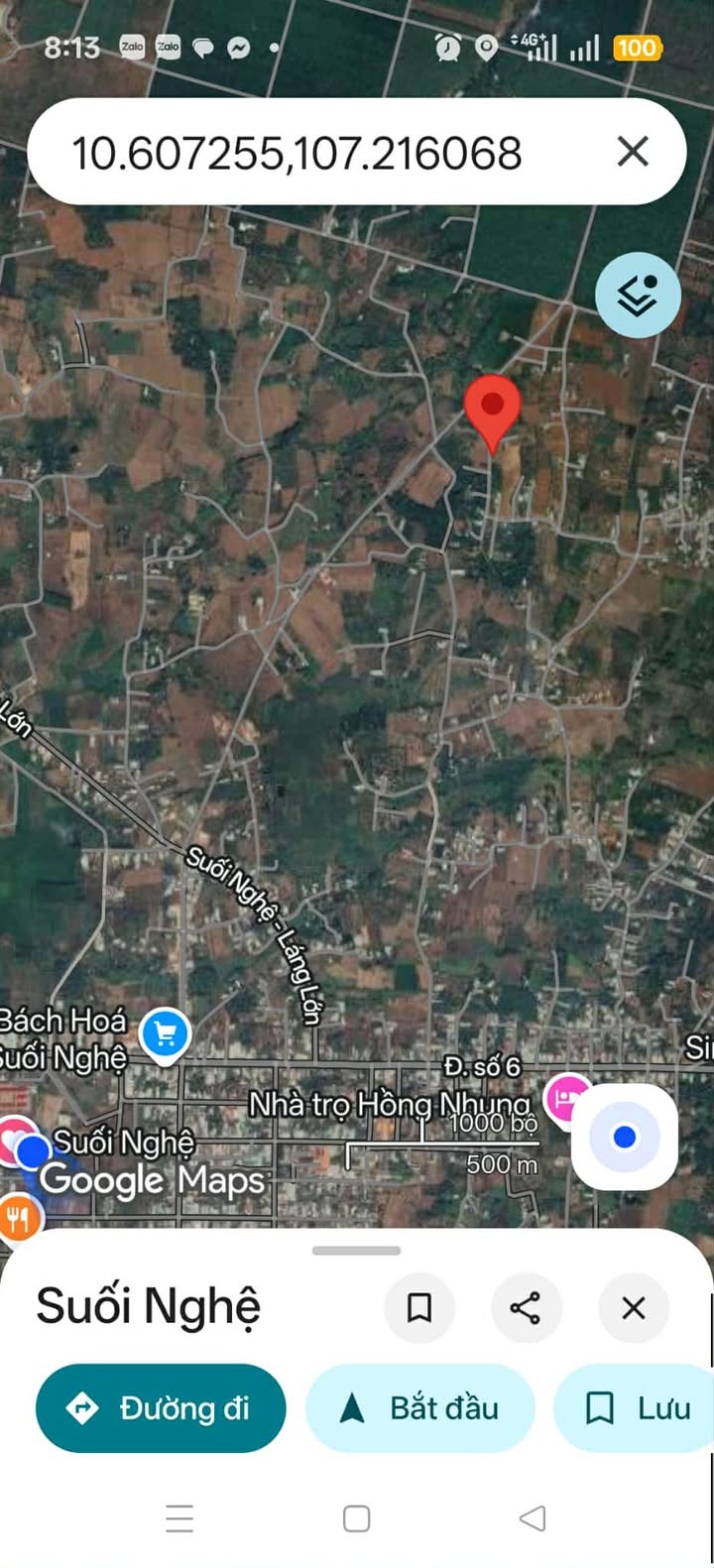 Đất nền Suối Nghệ 300m² giá 900 triệu - Vị trí đẹp, tiện ích đầy đủ!