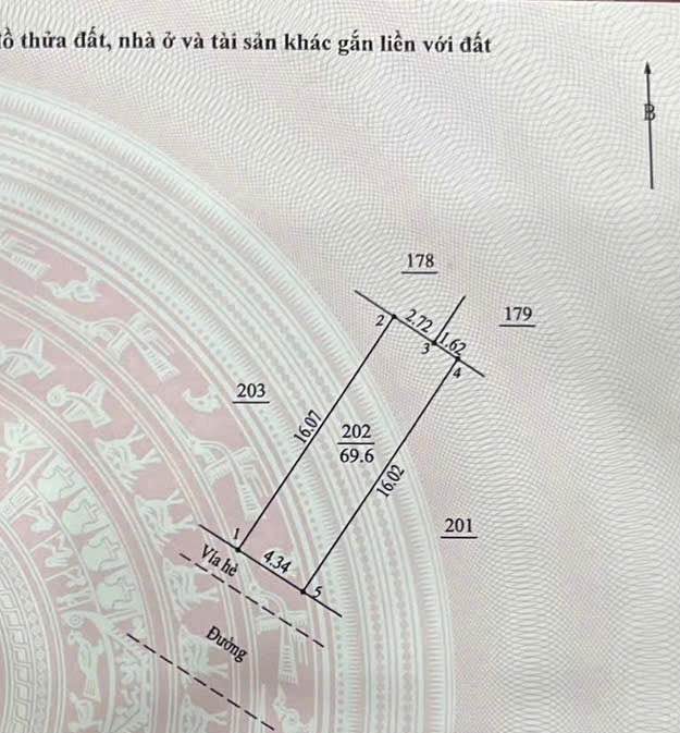 Đất phân lô Di Trạch Hoài Đức 69.6m² giá chỉ 15x triệu/m² - Đầu tư sinh lời ngay!