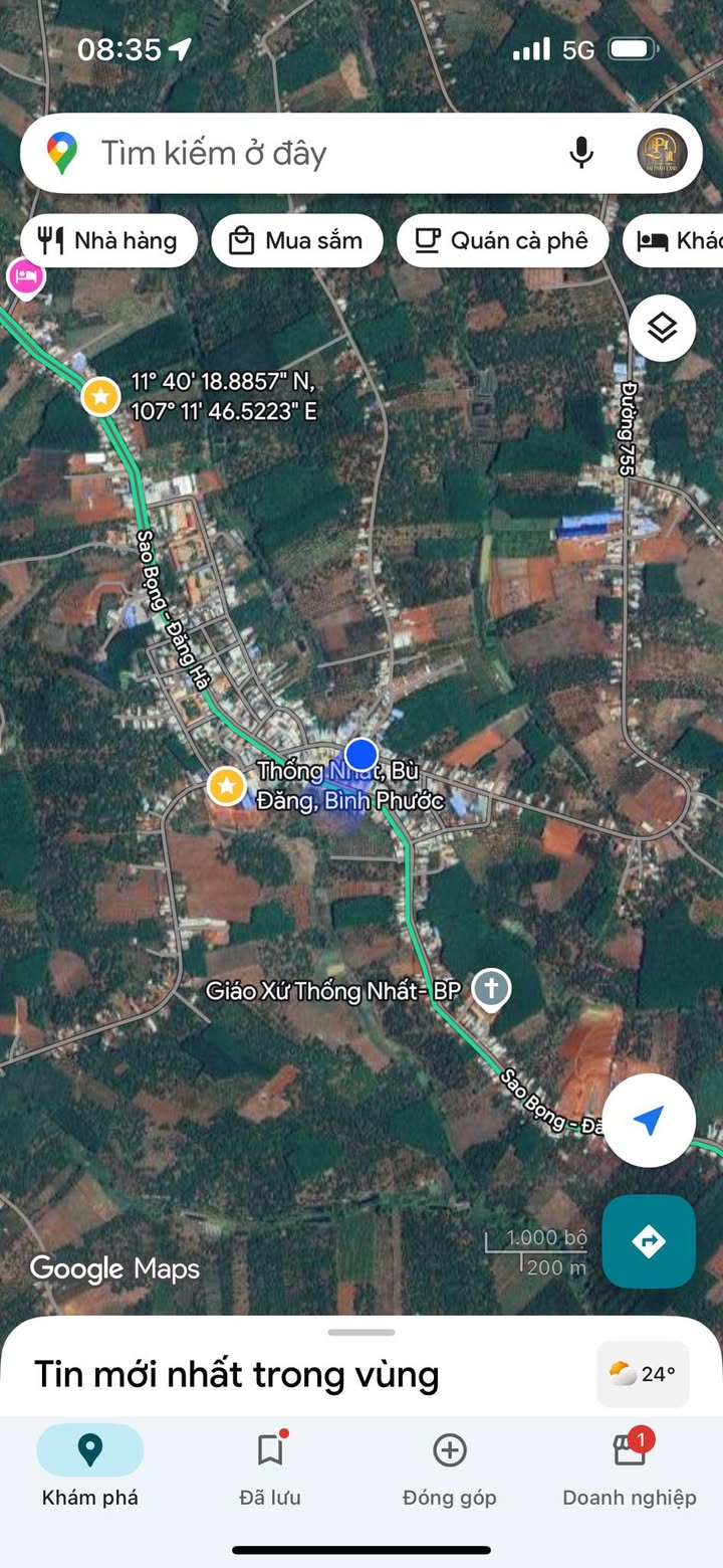 Đất nền Thống Nhất, Bù Đăng 1900m² - Phù hợp mở kho xưởng, giá tốt!