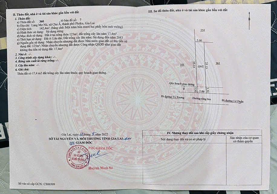 Đất nền An Phú, Pleiku 140m² giá 500 triệu - Mặt tiền rộng, dân cư đông đúc!