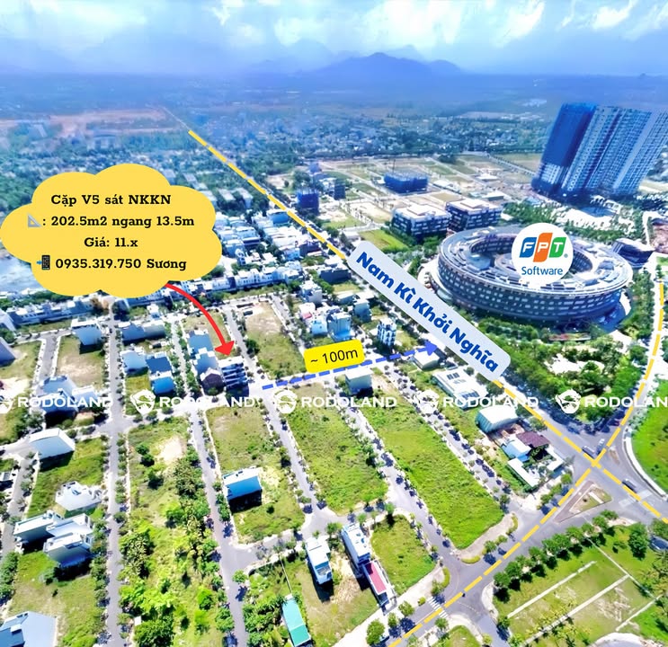 Đất nền Hòa Hải, Ngũ Hành Sơn 202.5m² giá 11 tỷ - Vị trí đẹp sát NKKN!