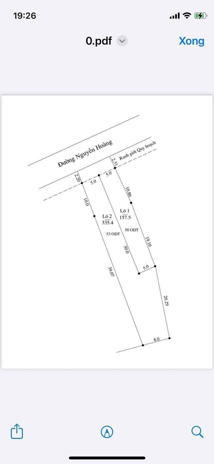Đất mặt tiền đường Nguyễn Hoàng, phường Nam Đông Hà, 157m² giá 700 triệu - Đầu tư sinh lời ngay!
