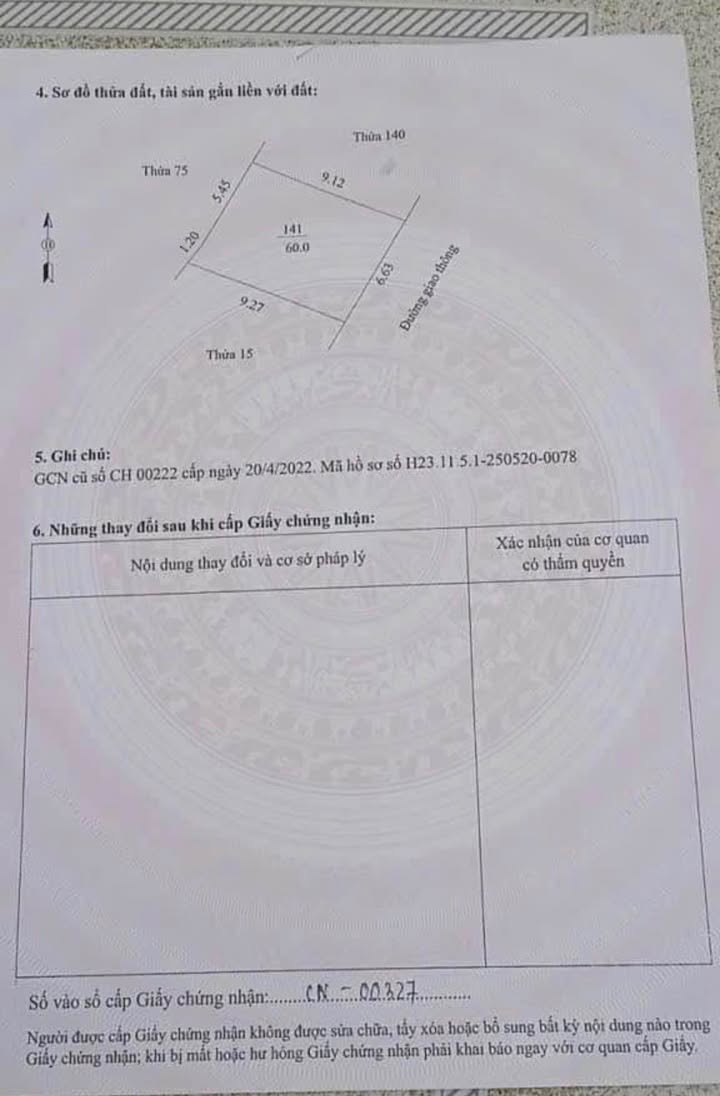 Đất đẹp Bảo Thái, Tân Hưng, Hải Dương 60m² giá 1.2 tỷ - Sổ hồng chính chủ!