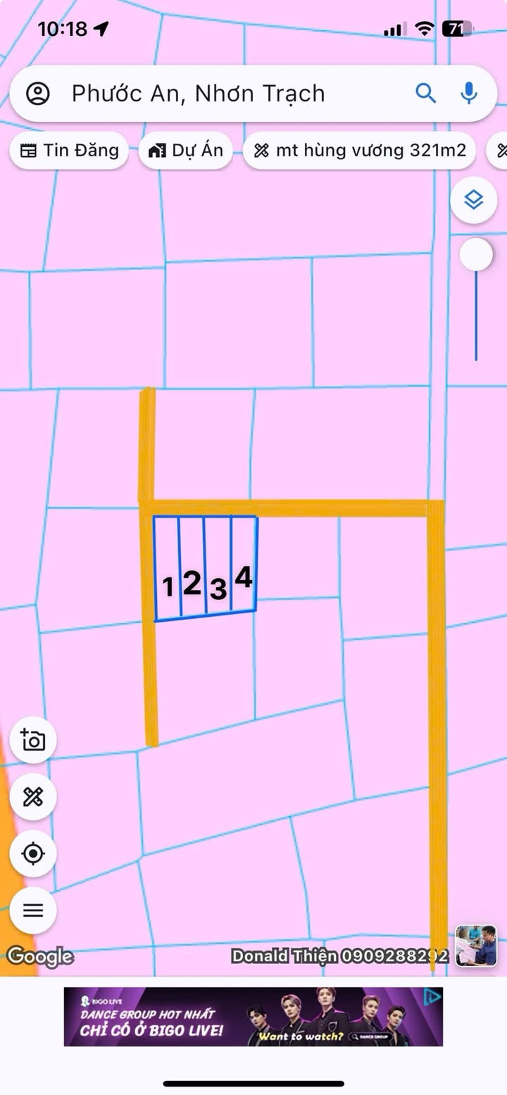 Đất nền Vĩnh Thanh, Nhơn Trạch 424m² - Lô góc 2 mặt tiền, giá đầu tư tốt!