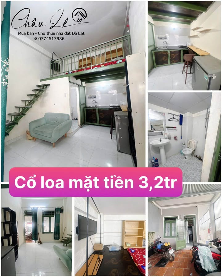 Phòng cho thuê tại đường Cổ Loa, Đà Lạt - Giá chỉ 3.2 triệu/tháng