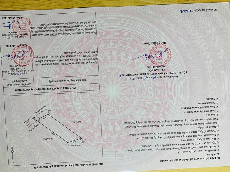 Đất thổ cư An Tường 267.2m² giá 2.65 tỷ - Sẵn sàng đầu tư ngay!