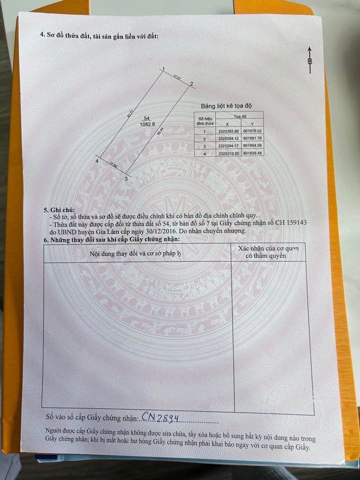 Đất trồng cây lâu năm 1.100m² tại Gia Lâm giá 1.1 tỷ - Đường ô tô tránh