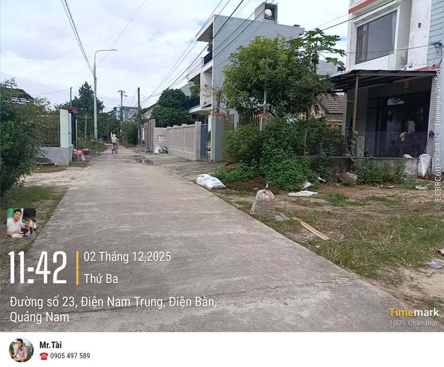 Đất nền Điện Nam Trung 100m² giá 1 tỷ - Khu dân cư sầm uất, ô tô vào tận nơi!