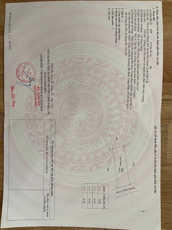 Đất thổ cư 330m² tại Ea Kao, Buôn Ma Thuột - Sổ hồng chính chủ, giá tốt!