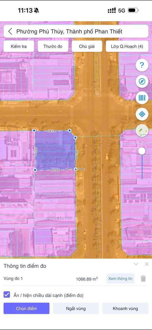 Đất nền trung tâm Phan Thiết 1.061m² giá 150 tỷ - Cơ hội đầu tư vàng!
