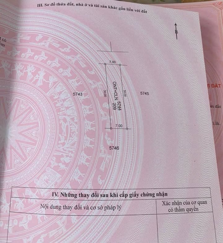 Lô đất thổ cư xã Ea Tiêu, Cư Kuin 210m² giá 420 triệu - Gần sân bay thuận tiện!