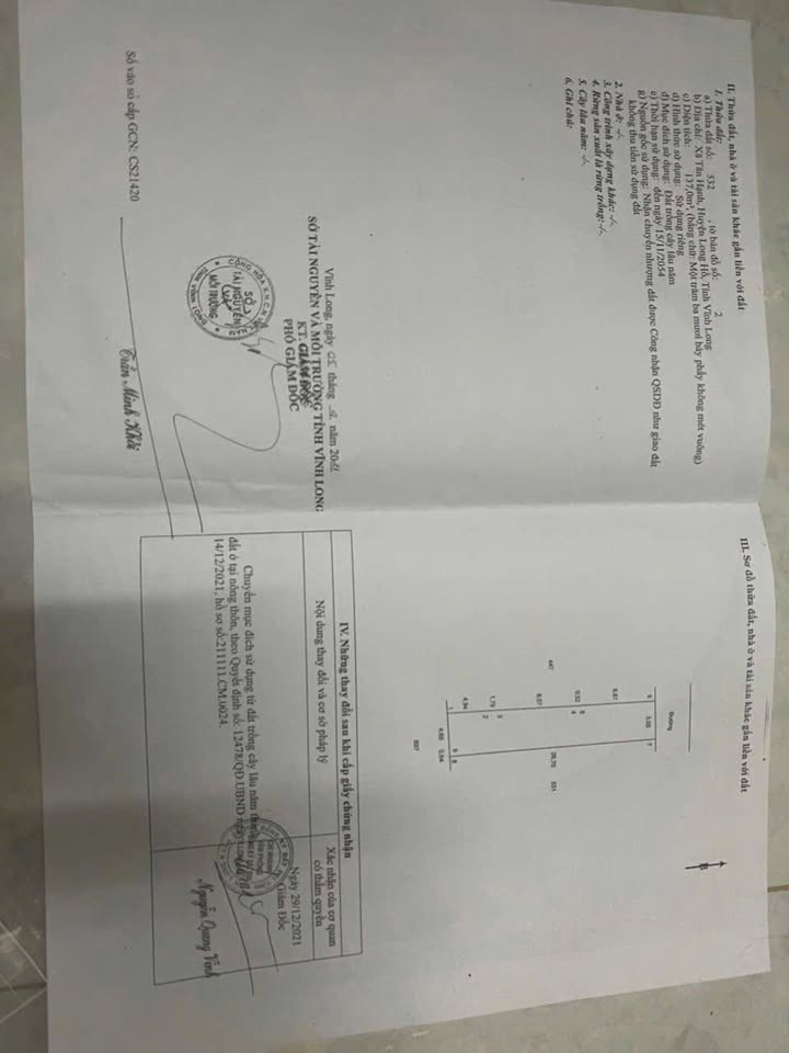 Đất nền Tân Thạnh Vĩnh Long 130m² giá 1.065 tỷ - Cơ hội đầu tư sinh lời hấp dẫn!