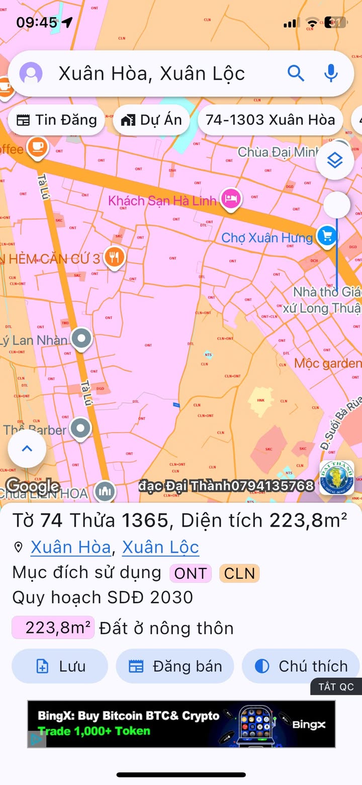 Đất nền Xuân Hưng 151m² giá 800 triệu - Sổ đỏ chính chủ, vị trí đắc địa!